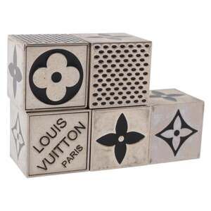 Louis Vuitton LV Cube Game Playing Cards Silver